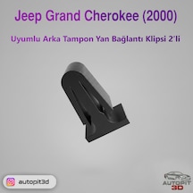 Jeep Grand Cherokee 2000 Uyumlu Arka Tampon Yan Bağlantı Klipsi 2 Li