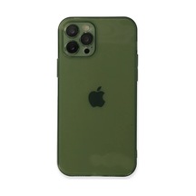 Apple İphone 12 Pro Max Kılıf Fly Lens Silikon - Yeşil 0.2M-Çok Renkli