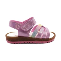 Arzen 4010 Simli Bantlı Kız Çocuk Bebe Sandalet Ayakkabı 001