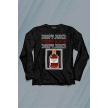Dripy Juice Espirili Streepwear Uzun Kollu Tişört Baskılı T-shirt 001