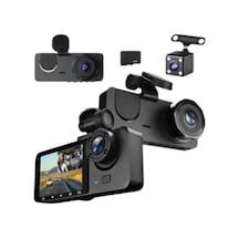 Gld-spt- Full Hd Çözünürlüklü Üç Kameralı Araç İçi Kamera Park Ve Sürüş Güvenliği