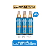 Hyaluronic Glycolic Acid Nemlendirici Canlandırıcı Sıvı Saç Kremi 3 X 200 Ml