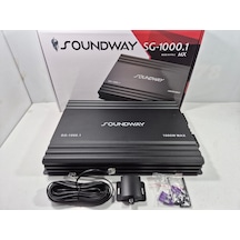 Soundway Mono Amfi 1000 Rms Soundway Sg-1000.1 Bass Anfisi Bass Kontrollü Mono Anfi