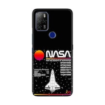 Omix X500 Kılıf Temperli Cam Resimli Desenli Baskılı Silikon Kılıf Temperli Cam Nasa 2 1407