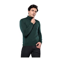 Balıkçı Yaka Yeşil Triko Wessi 001