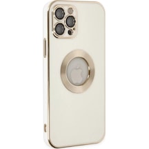 Newface Apple İphone 12 Pro Kılıf Store Silikon - Beyaz