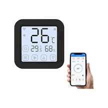 Tuya Akıllı Wifi Ir Klima Kontrol Termostatı, Lcd Ekran Uygulama Kontrol Sıcaklığı İle