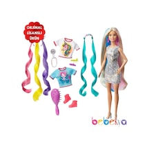Barbie Rengarenk Saçlar Bebeği Ghn03 Ghn04