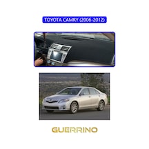 Toyota Camry 2006-2012 Torpido Koruma Halısı Mavi Kenar