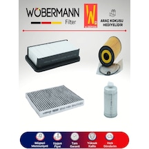 Wöbermann Kia Rio 1.5 Crdı Filtre Bakım Seti 2005-2011 4'lü Karbonlu