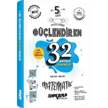 Ankara Yayıncılık 5. Sınıf Matematik Güçlendiren 32 Haftalık Denemeleri