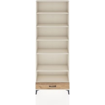 Arges Dolap 6 Raflı Tek Çekmeceli 88x30x243 Aytaşı-çam Aytaşı