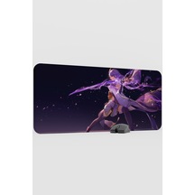 Raiden Genshin Impact Anime Gacha V5 - 90x40 Xxl Gaming Mouse Pad Fare Altlığı