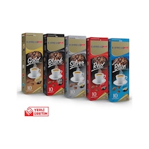 Espressomm® Tchibo Cafissimo Makineleri İle Uyumlu Karışık Kapsül Kahve 5 x 10'lu