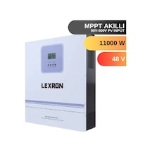 Lexron 11 Kw 11000 W Watt 2 X 100a Tam Sınus Mppt Akıllı Inverter 120-500v Hv