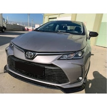 Toyota Corolla 2019 - 2021 Uyumlu Yarasa Ayna Kapağı Piyano Black Montaj Kiti