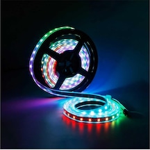 Polosmart Pgs405 Tv Arkası Dekoratif Kumandalı Su Geçirmez 16 Farklı Renk Rgb Led Şerit Aydınlatma