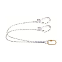 Ki231 Çift Kollu Statik Halatlı Lanyard Büyük Kancalı