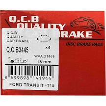 Q.C.B Beşer 3445 Ön Fren Balatası Transit T15 93-00