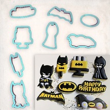 Batman Detay Kurabiye Kalıp Seti 7 Li