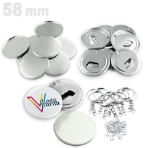 58 Mm Buton Anahtarlık Açacak Sarf Vg58bans 100 Adet