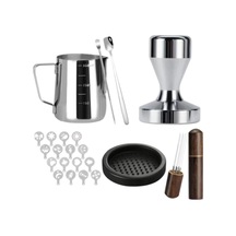 Suntek Espresso Aksesuarları Kit Paslanmaz Çelik 51mm Kurcalama Gösterildiği Gibi