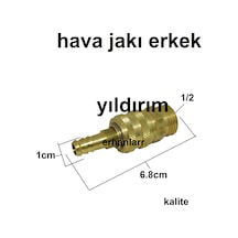 Hava Jakı Yarım Parmak Erkek Komprasör Jakısarı Prinç