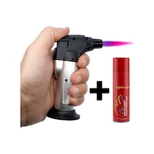 Doldurulabilir Profesyonel Pürmüz Torch + Yedek Gaz li