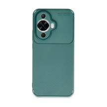 Huawei Nova 12s Kılıf Auto Focus Karbon Kapak - Koyu Yeşil 0.2M-Çok Renkli