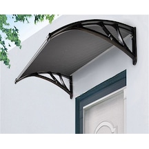 Kapı Üstü Pratik Sundurma 120 X 100 Cm Siyah Tente