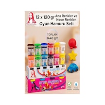 Oyun Hamuru 12 Renk 1 Paket Monalisa 12 Li Ana Ve Neon Oyun Hamuru Kurumaya Karşı Dirençli Okul Öncesi Kreş Yumuşak Çok  Renkli
