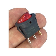 Ic-131-0 Mini Yuvarlak Işıklı Anahtar 220v 3p