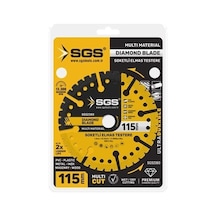 Sgs Çok Amaçlı Multi Material Elmas Kesme Diski 115mm. Sgs2360