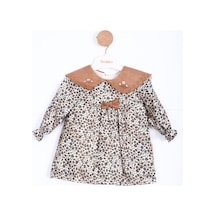 Xo Kids Kiz Çocuk Elbise 3-12 Ay 3144 Kahverengi
