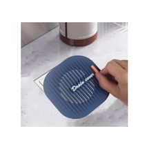Zenviya21 Süzgeçli Lavabo Gider Koruyucu Mat Gri Zenya785