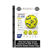 Özel Seri Spor Çocuk Heyecan Ft-530 4 Astar Makina Dikişli Futbol Topu Çok Renkli