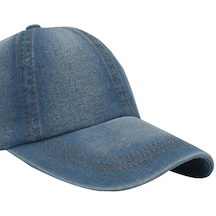 Kadın Şapka Erkek Kep Açık Mavi Beyzbol Şapkası Spor Şapka Tokalı Kep