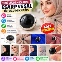 Tekli Güçlü Mıknatıslı Eşarp Ve Şal Mıknatısı Sadece Mıknatıstır