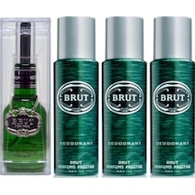 Brut Original Madalyon Erkek Parfüm EDT 100 ML + Sprey Deodorant 200 ML x 3