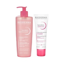 Bioderma Sensibio Gel Moussant Foaming Gel 500 ML + Sensibio Defensive Cream 40 ML