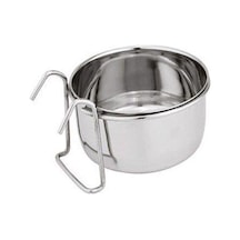 Kanca Askılı Çelik Mama Yem Kabı 10 Oz