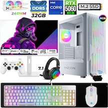 Fazeon Astra X870 i9-14900KF 32 GB 1 TB M.2 NVMe SSD 8 GB RTX5060 24.5" Free Dos Masaüstü Oyuncu Bilgisayarı