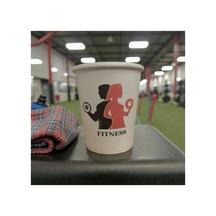 Fıtness Spor Salonu Temalı Tek Kullanımlık 7 Oz 100 Adet Üreticiden Karton Bardak 1