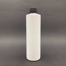 250 Cc Beyaz Pe Şişe - Siyah Kapaklı- 250ml Kapaklı Plastik Şiş