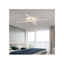 Beyaz Led Tavan Lambası 3000k Sarı Işık Modern Avize