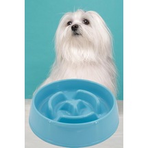 Evcil Hayvan Yavaş Mama Yeme Kabı Yavaş Besleyici Kedi Köpek Mama Kabı Büyük Boy 775 Ml. 1450