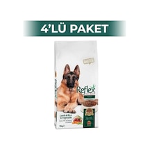 Reflex Kuzulu Etli Ve Sebzeli Yetişkin Kuru Köpek Maması 4 x 3 KG