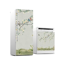 Buzdolabı Ve Bulaşık Makinası Beyaz Eşya Sticker Kaplama 3d Ağaç Kuşlar Diğer