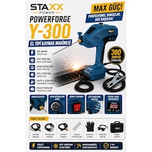Staxx Tbn300y El Tipi Tabanca Kaynak Makinesi 300a Kompakt Dijital Akım Ayarlı Kaynak + 10 Elektrot