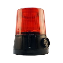 Mesan Ø110 Döner Buzzer İkaz Lamba Kırmızı 12Vdc Ms 838.1.12Vdc
